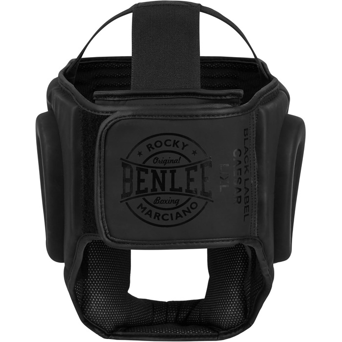 Боксерський шолом BENLEE Caesar Black Label, штучна шкіра, чорний, розмір L-XL