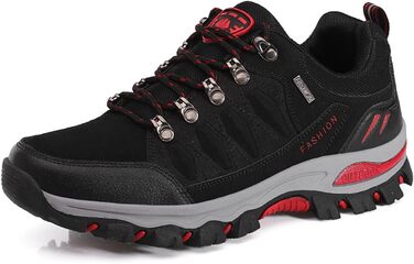 Трекінгові черевики для жінок та чоловіків: зручні, легкі, з неслизькою підошвою. Розміри 36-45 EU, чорний колір