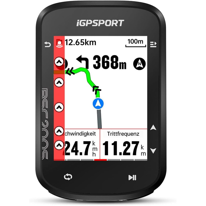 Велокомп'ютер GPS iGPSPORT BSC200S бездротовий з маршрутизацією, ANT+, Bluetooth