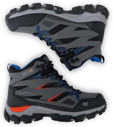 Дитячі трекінгові черевики Regatta Holcombe III (Сірий, 13 US)