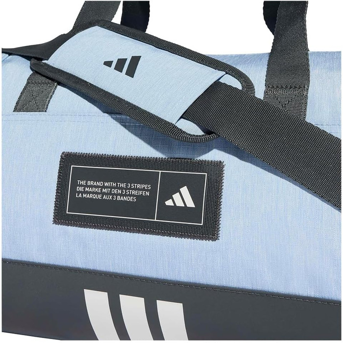 Спортивна сумка Adidas 4ATHLTS Unisex, чорна з синім Glow Blue, розмір S