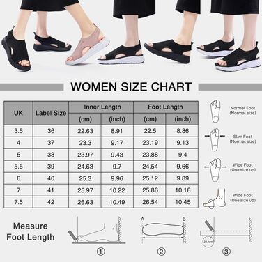 Жіночі літні сандалії Ziitop – зручні ортопедичні сандалії на платформі, водонепроникні, блакитні (40 EU)