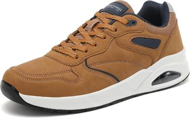 AX BOXING: Чоловічі кросівки/кеди. Легкі повсякденні, модні спортивні черевики з натуральної шкіри. Розміри 41-46 EU, колір коричневий. Розмір 45 EU