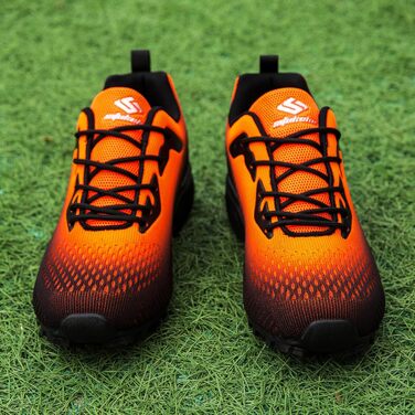 Чоловічі трейлраннінгові кросівки Trailrunning Herren Schwarz-Orange 45 EU: Легкі, дихаючі, для бігу та хайкінгу