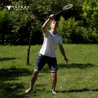 Набір для бадмінтону Talbot-Torro Premium 2-Fighter: 2 алюмінієві ракетки, 2 воланчики, сумка, 449403