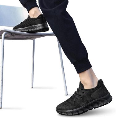 Чоловічі кросівки Damyuan: спортивні, для бігу, туризму, тенісу та фітнесу, розмір 43 EU, чорний колір