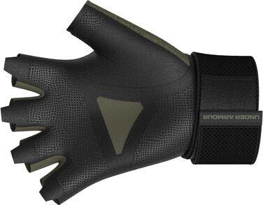 Рукавички для важкої атлетики Under Armour Half Finger (S, 390) Marine Od Green / Black / Black