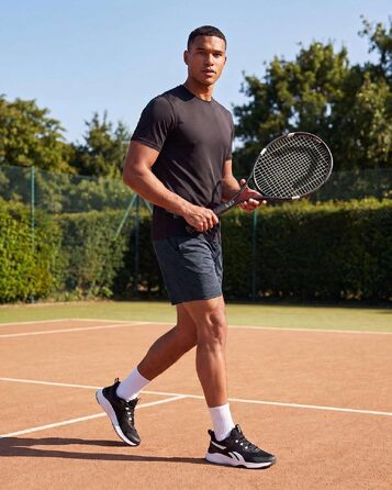 Чоловічий літній комплект Real Essentials: ткана сорочка з довгим рукавом на гудзиках та шорти, великий розмір 3X, набір з 4 предметів