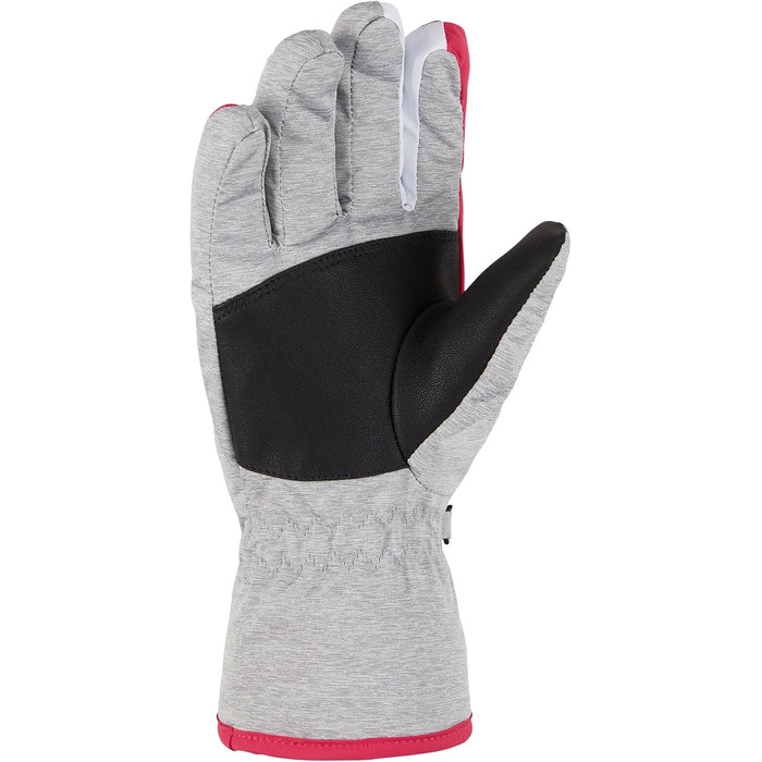 Дитячі гірськолижні рукавички Ziener Kinder Lando Glove junior для зимових видів спорту, світло-сірий з рожевим (розмір 6)