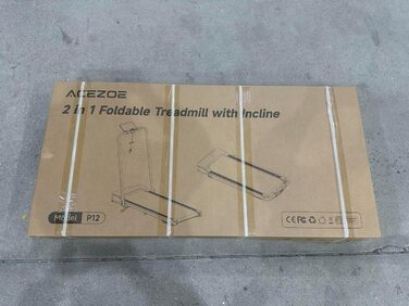 Біговий тренажер 6-в-1 для дому, складаний, з регулюванням нахилу 10% та ручками. Макс. вага 135 кг, LED-дисплей, пульт ДУ та додаток. Без встановлення (Чорний/Помаранчевий)