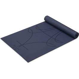 Килимок для йоги Gaiam Premium 6mm з принтом - товстий, нековзний для йоги, пілатесу та фітнесу