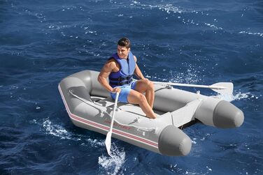 Надувний човен Bestway Hydro-Force Caspian Pro 280x152x42 см для 3 дорослих і 1 дитини, комплект для спорту