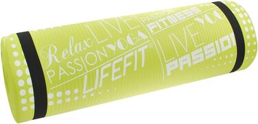 Килимок для йоги LIFEFIT EXLUZIV PLUS (світло-зелений)