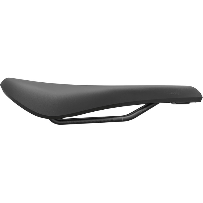 Жіноче велосипедне сідло Terry Butterfly Exera, чорне, Comfort Foam, ширина 9-12 см