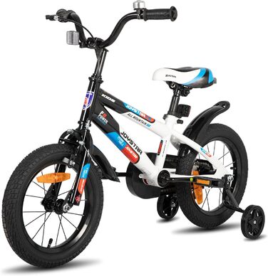 Дитяче велосипед JOYSTAR Berry 12/14/16/20 дюймів для хлопчиків та дівчаток 2-11 років, зелений (білий), з додатковими стабілізаторами