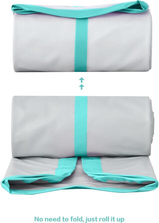 Надувна гімнастична килимок LSLIFE для дому, 5м, з електричним насосом. Підходить для гімнастики, йоги, тренувань дітей. Товщина 10см.