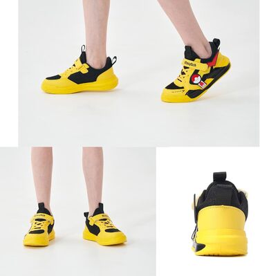 Дитячі кросівки Kinder Leicht для хлопчиків: спортивні, зручні, для занять фітнесом та активного відпочинку, розміри 28-39 EU, колір жовтий