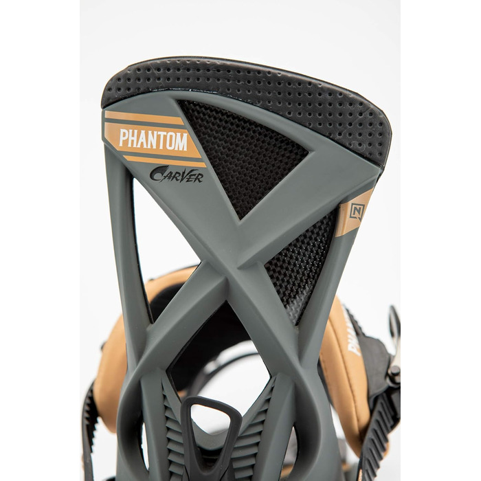 Сноуборд Nitro Phantom Carver '20 для чоловіків: преміум фрірайд, карбонова фіксація, модель L, Gunmetal