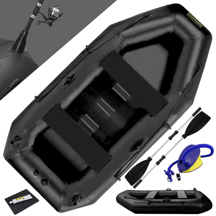 Надувне човен Waterside Hunter-SP 235 | Веслувальне судно з веслами та насосом | Спортивний та рибальський човен