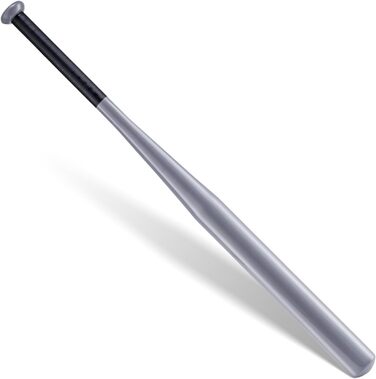 Бейсбольна біта 82 см, сталь. Бейсбольна біта, біта для софтболу. Спортивне обладнання для спорту та відпочинку (сріблястий, легована сталь)