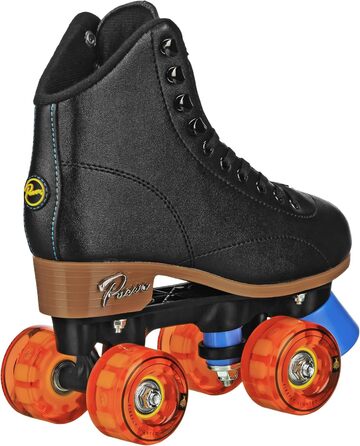 Дитячі роликові ковзани Pacer Comet Hightop чорного та срібного кольорів, з підсвічуванням коліс, розмір Youth 3