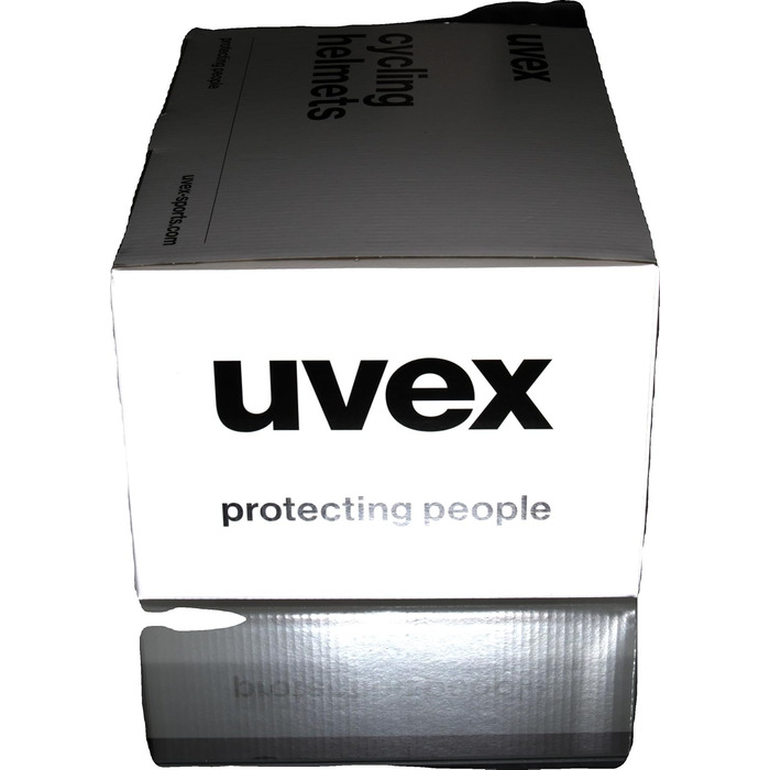 Велошолом Uvex Flash біло-синій, універсальний, регульований розмір 57-61 см, для чоловіків і жінок, знімна прана підкладка