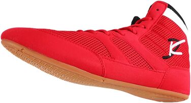 Кросівки для боротьби, боксерські кросівки, гумова підошва, для чоловіків, жінок та дітей, дитячі (42 EU, червоні)