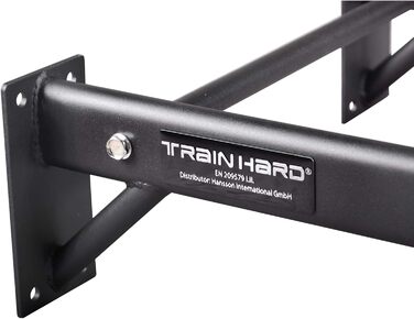 Турнік TrainHard для стіни, до 350 кг, 3 кільця для боксерського мішка та тренажера, важкі дюбелі і кріплення