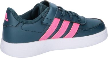 Кросівки adidas Breaknet Lifestyle Court для дітей та дорослих, білі, рожеві, чорні (36 2/3 EU)