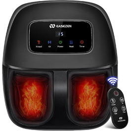 Масажер для ніг Shiatsu з пультом керування та LCD-дисплеєм, до 48 розміру, ідеальний подарунок для жінок/матусь/батьків