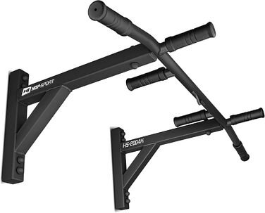 Турнік для стіни Hop-Sport HS-2004K з 6 ручками, кріпленням для боксерського мішка та TRX, професійний, антиковзкі ручки