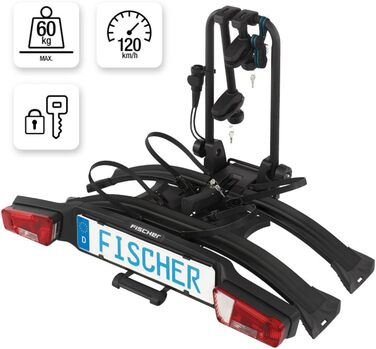 Велосипедний велотримач FISCHER Proline Evo 2 для автомобіля (RoadLine Black)