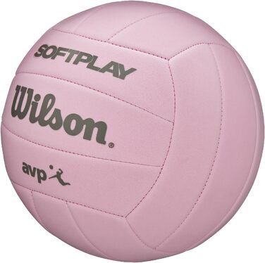 Волейбольний м'яч Wilson AVP Soft Play рожевого кольору
