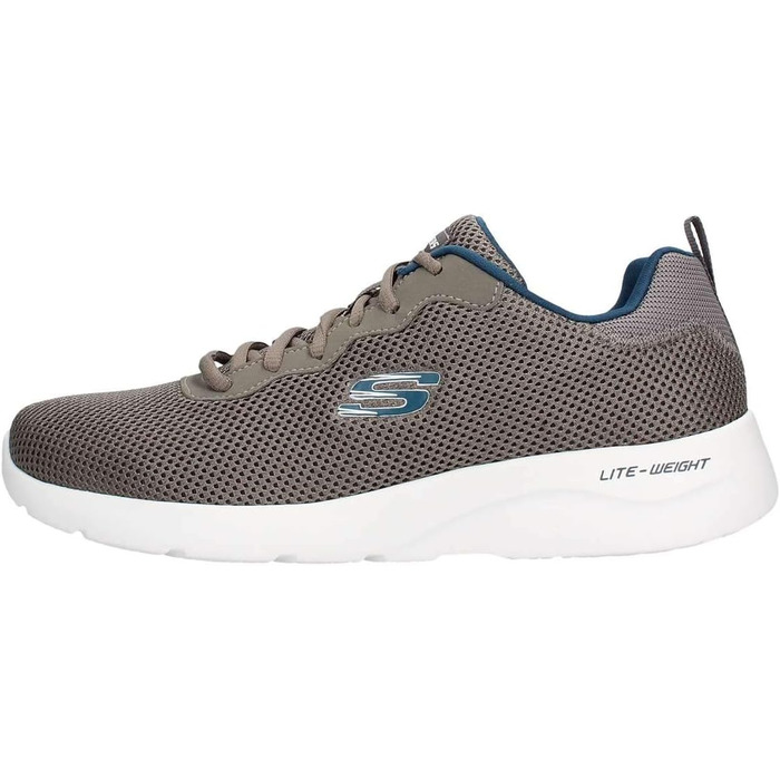 Кросівки Skechers Dynamight 2.0 Rayhill для чоловіків (47.5 EU, сірий сітка з оздобленням з PU)
