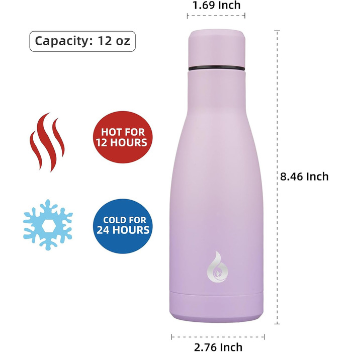 Термопляшка BJPKPK 500 мл з нержавіючої сталі: термоізольована, для напоїв, миється в посудомийній машині, багаторазова, чорно-червона