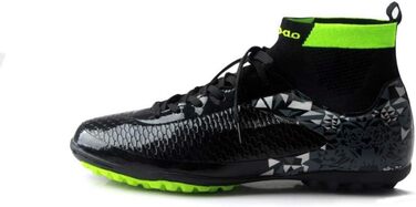 Дитячі футбольні бутси Msport – чорні, розмір 44 EU, модель Mod2 – антиковзаючі, дихаючі