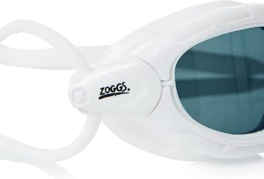 Унісекс окуляри для плавання Zoggs Predator, малі, білі/димчасті