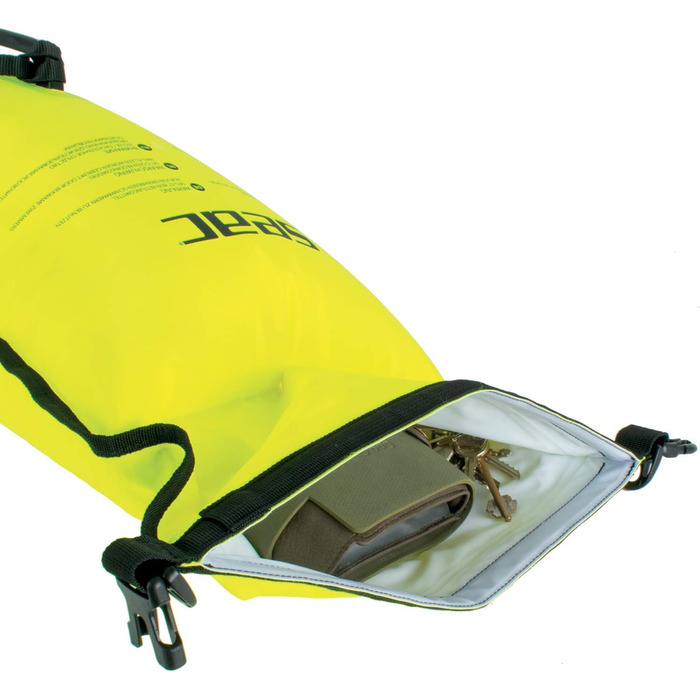SEAC надувний буй Safe Dry для дорослих, 36x72 см, 28 л, жовтий, універсальний розмір