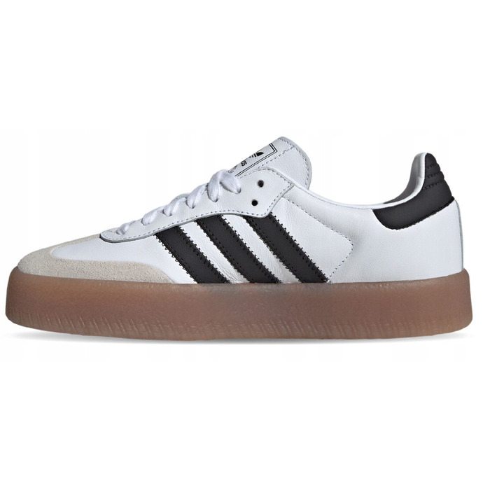 Жіночі кросівки adidas Sambae JI1349 білі, шкіряні, 38 2/3