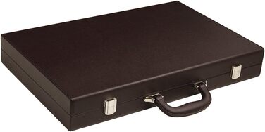 Набір для гри в нарди преміум-класу Silverman & Co. 48 x 64 см, темно-коричневий