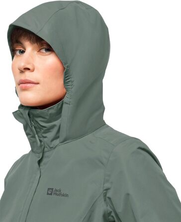 Жіноча вітрівка Jack Wolfskin Stormy Point 2l Jkt W, колір hedge green, розмір XS