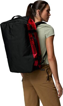 Унісекс сумка-дафл Columbia Landroamer 40L для подорожей та спорту, Mountain Red/Black