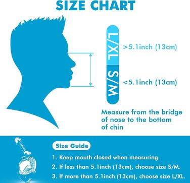 Маска для снорклінгу повного обличчя, обладнання для дорослих та дітей з системою сухого дихання та знімним тримачем для камери, 180° огляд, чорний, помаранчевий, білий, синій, XL