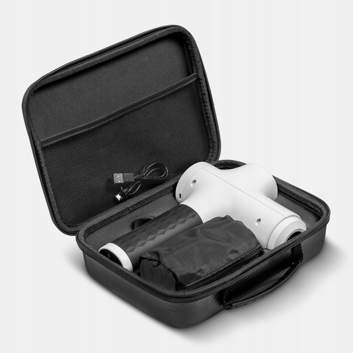 Перкусійний масажер для тіла та спини Teesa Relax Gun MG60, 8 насадок