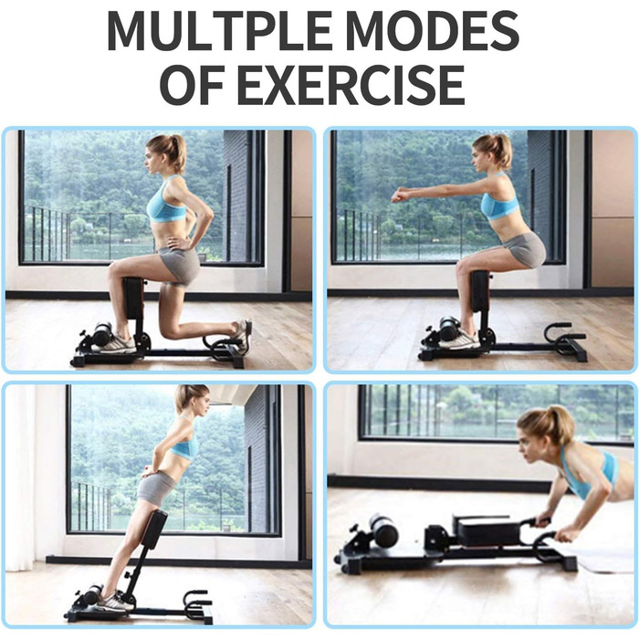 Легка фітнес Bank Deluxe 8400: Багатофункціональна лава для тренувань вдома, чорна