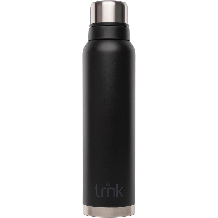 Термос trnk Outdoor Polar 2, 1600 мл, нержавіюча сталь, BPA-free, тримає тепло 40 годин, 2 чашки, чорний матовий