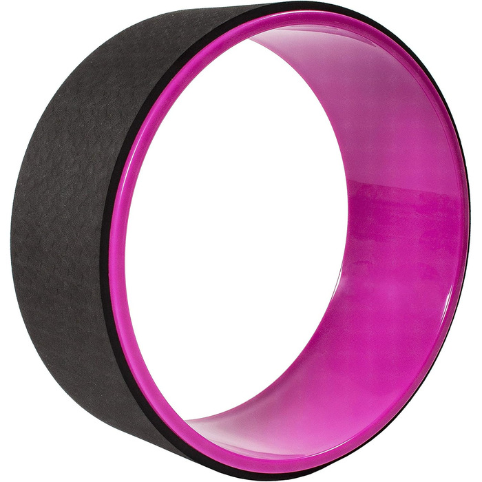 Fitvids Йога-вал для розтяжки – зручна підтримка поз та прогинів, рожевий колір