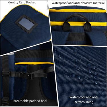 Сумка для лиж HP з відділенням для шолома, 70L (Блакитна)