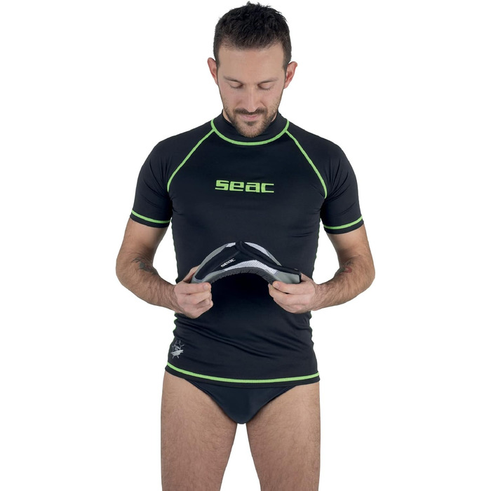 Шльопанці Seac Reef для дорослих та дітей, швидковисихаючі для басейну та пляжу (43.5 EU, сірі)