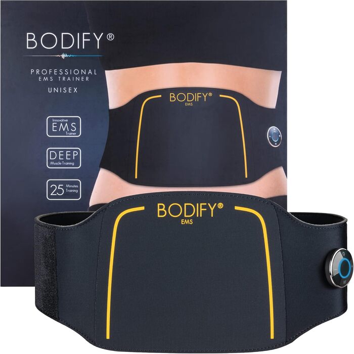 EMS тренажер для спини Bodify Pro - Розвантажувач спини, масажер для м'язів спини. Розвиток м'язів, покращення постави. Для чоловіків та жінок. Оригінал.